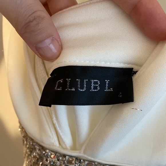 Halter midi white dress - Picture 6 of 6